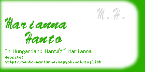 marianna hanto business card